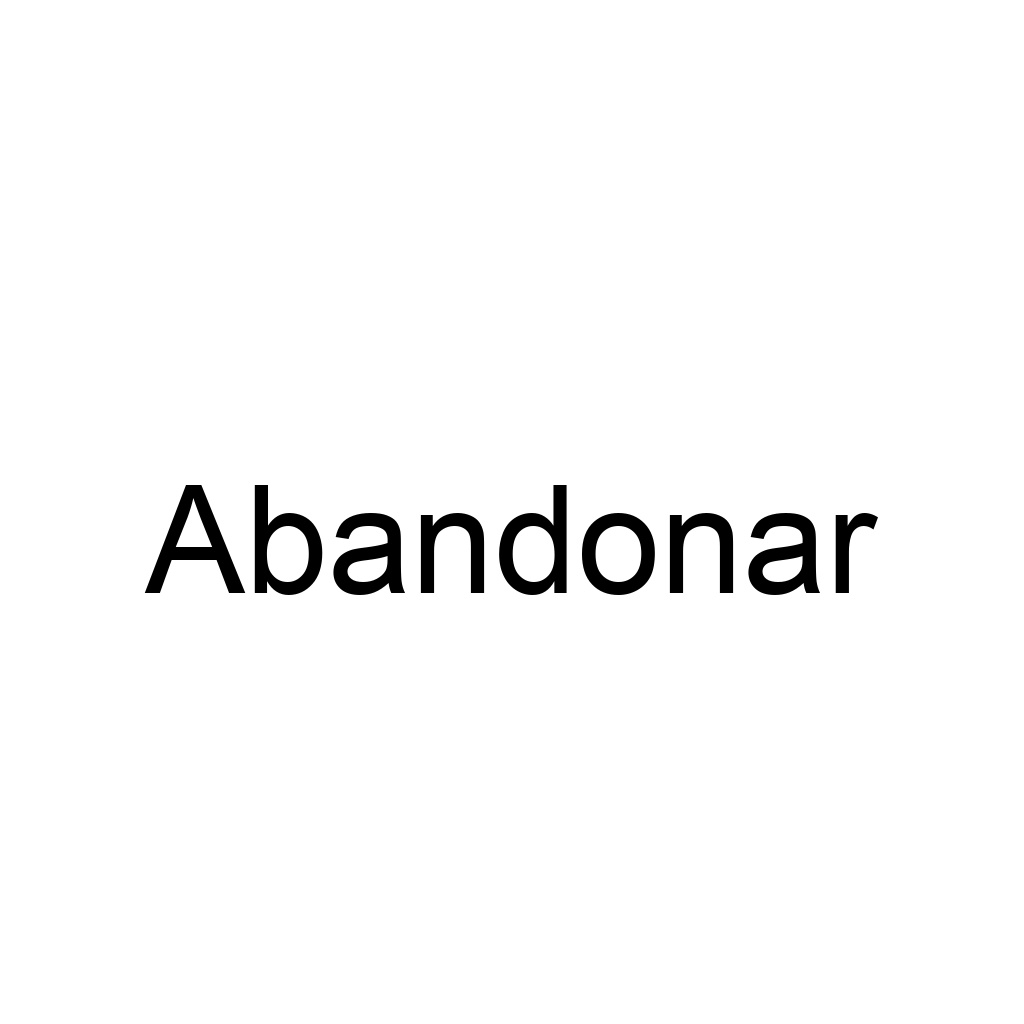 Abandonar Conjugation in Spanish